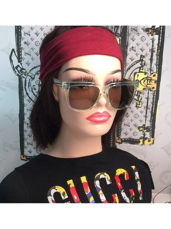 ✨ Brand New Gucci GG0976S 002 Sunglasses – Green Mint with Brown Lenses ✨ main image 6
